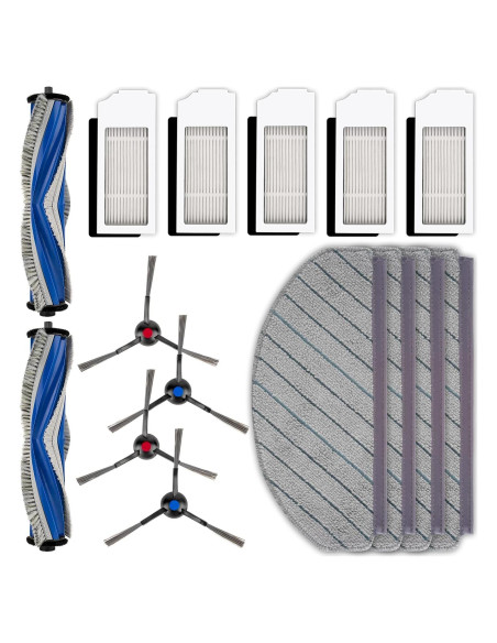 Kit de Accesorios 15 Piezas para Aspiradora ECOVACS N20 Plus Kit de Accesorios 15 Piezas para Aspiradora ECOVACS N20 Plus