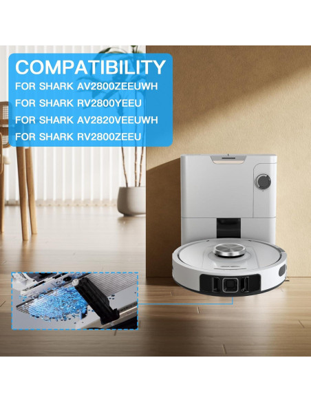 6 Paños de Mopa Repuestos para Aspiradora Robot Shark AV2800 6 Paños de Mopa Repuestos para Aspiradora Robot Shark AV2800
