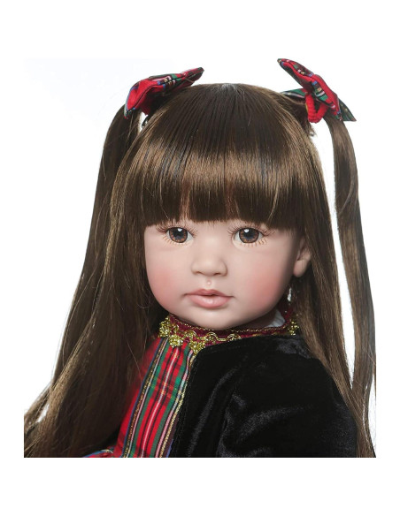 Muñeca Reborn Niña Realista 60 cm Silicona y Cuerpo de Tela Muñeca Reborn Niña Realista 60 cm Silicona y Cuerpo de Tela