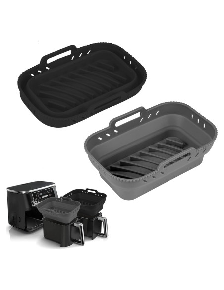 Forros de Silicona Reutilizables MOACC para Freidora de Aire 19.2x13.7cm Forros de Silicona Reutilizables MOACC para Freidora de Aire 19.2x13.7cm
