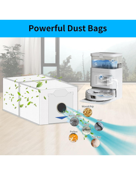 Bolsas de Reemplazo para Aspiradora Robot ECOVACS N30 - 10 Unidades Bolsas de Reemplazo para Aspiradora Robot ECOVACS N30 - 10 Unidades