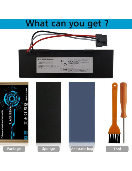 Batería Li-ion 14.4V 3400mAh Laqueena para Aspiradora Robot Batería Li-ion 14.4V 3400mAh Laqueena para Aspiradora Robot