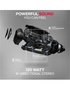 Altavoz Portátil Monster Blaster 3.0 120W Bluetooth IPX5 2