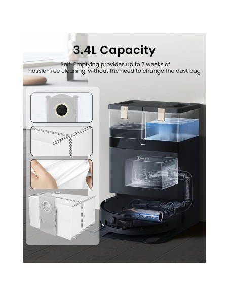 Kit de Accesorios 16 Piezas Rrochio para Ecovacs Deebot X8 Pro Omni