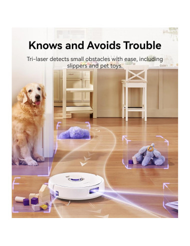 Aspiradora Robot NARWAL Freo X Plus con Mopa y 7800Pa