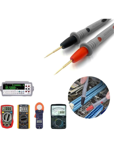 Cables de Prueba Digital ARCHER LIFE HALL 20A 1000V 42 Cobre Cables de Prueba Digital ARCHER LIFE HALL 20A 1000V 42 Cobre