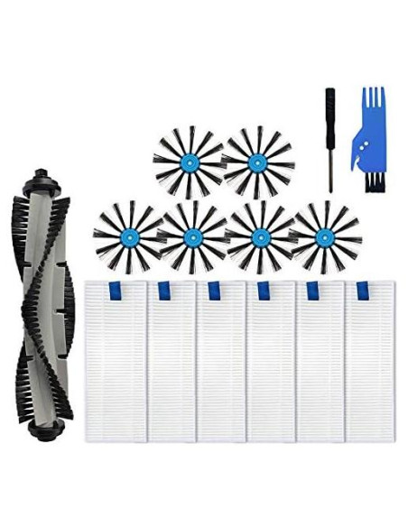Kit de Repuestos para Aspiradora Robot Bissell 3115 - 1 Cepillo Principal, 6 Filtros HEPA Kit de Repuestos para Aspiradora Robot Bissell 3115 - 1 Cepillo Principal, 6 Filtros HEPA