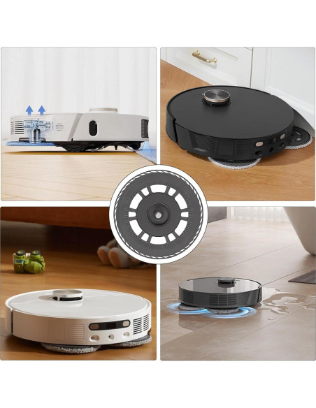 Mopas de Reemplazo con Soporte MsDaos para Dreame L10S Pro Mopas de Reemplazo con Soporte MsDaos para Dreame L10S Pro