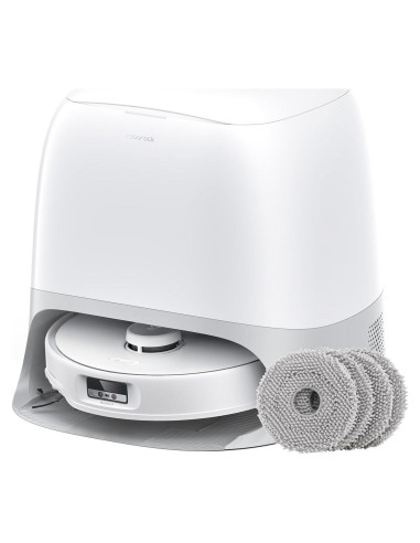 Aspiradora Robot Roborock Qrevo Curv con Mopa y 4 Paños