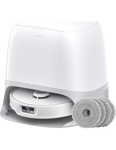 Aspiradora Robot Roborock Qrevo Curv con Mopa y 4 Paños