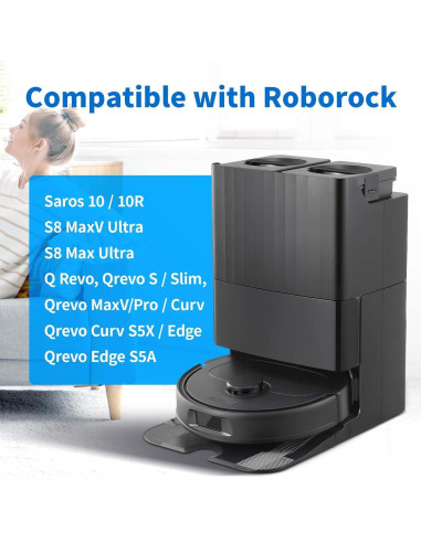 18 Bolsas de Polvo Carbón Activado SIRYELEC 2.7L para Roborock