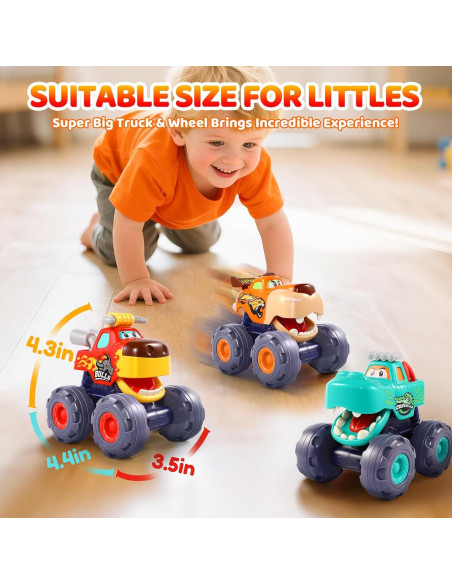 Coches de Juguete Monstruo OCATO para Niños 1-3 Años Coches de Juguete Monstruo OCATO para Niños 1-3 Años