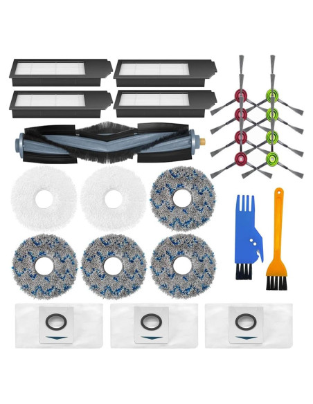 Paquete de Reemplazo HACOBEST para ECOVACS DEEBOT X1 Omni Paquete de Reemplazo HACOBEST para ECOVACS DEEBOT X1 Omni