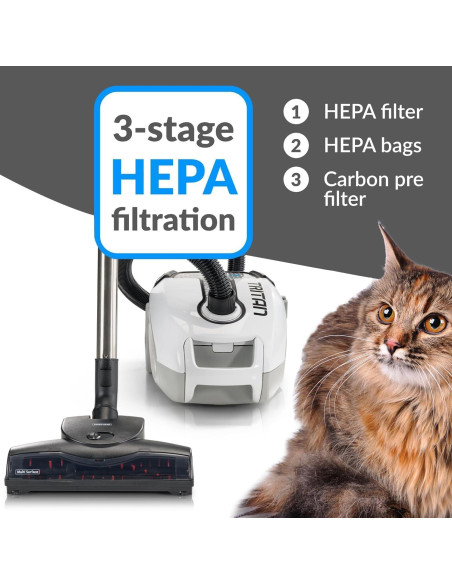 Aspiradora de Cilindro Prolux Tritan 1440W HEPA para Mascotas Aspiradora de Cilindro Prolux Tritan 1440W HEPA para Mascotas