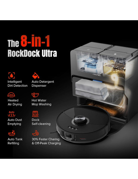 Trapo de Fregado para Aspiradora Robótica Roborock S8 MaxV Ultra Trapo de Fregado para Aspiradora Robótica Roborock S8 MaxV Ultra