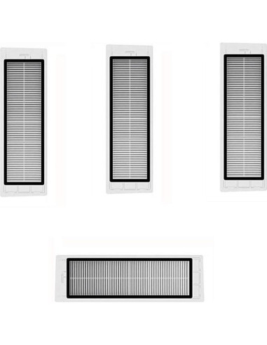 Kit de Repuestos Xcivi S6 para Aspiradora Robot Xiaomi - 4 Filtros HEPA