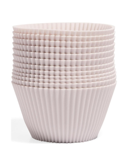 Tazones de Hornear de Silicona Jumbo La Cocina de Silicona - 12 Piezas Tazones de Hornear de Silicona Jumbo La Cocina de Silicona - 12 Piezas