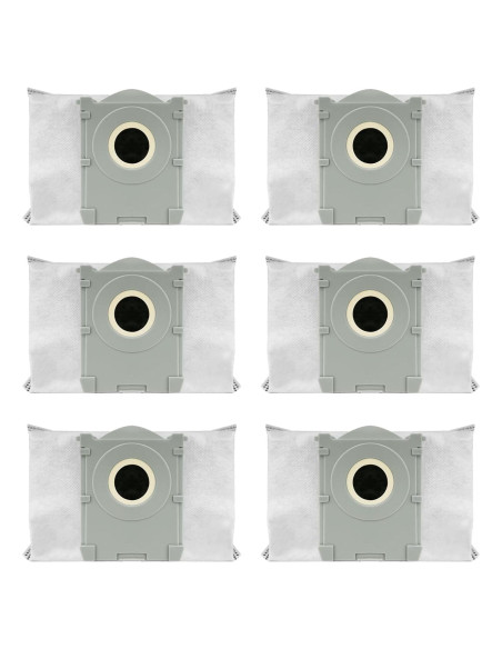 Bolsas de Polvo Reemplazo JZSTARINGE para Ecovacs y Yeedi - 6 Pcs Bolsas de Polvo Reemplazo JZSTARINGE para Ecovacs y Yeedi - 6 Pcs