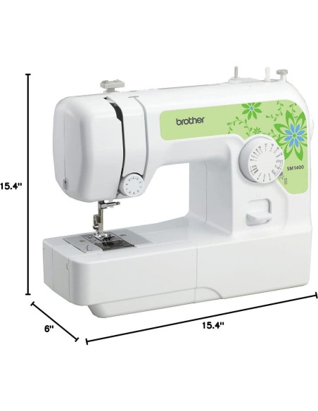Máquina de Coser Brother SM1400 14 Puntadas Blanca Máquina de Coser Brother SM1400 14 Puntadas Blanca