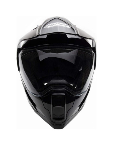 Casco MMG Tormenta Off Road Doble Deporte XL Negro Brillante