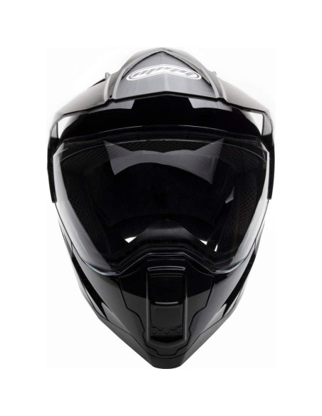 Casco MMG Tormenta Off Road Doble Deporte XL Negro Brillante Casco MMG Tormenta Off Road Doble Deporte XL Negro Brillante