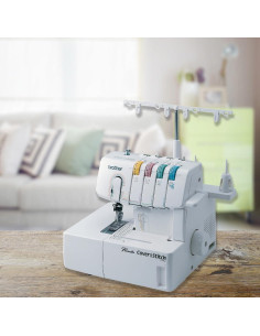 Overlock Brother 2340CV con Puntadas de Cobertura y Accesorios 2