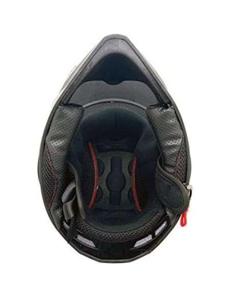 Casco MMG Tormenta Off Road Doble Deporte XL Negro Brillante Casco MMG Tormenta Off Road Doble Deporte XL Negro Brillante