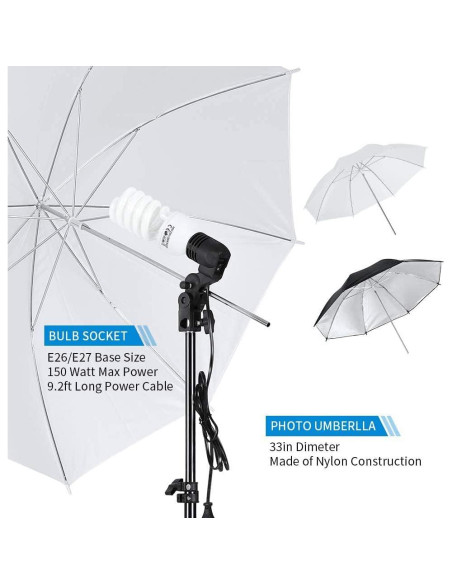 Kit de Iluminación Fotográfica Kshioe con Softbox 900W y Soporte 2x3m Kit de Iluminación Fotográfica Kshioe con Softbox 900W y Soporte 2x3m