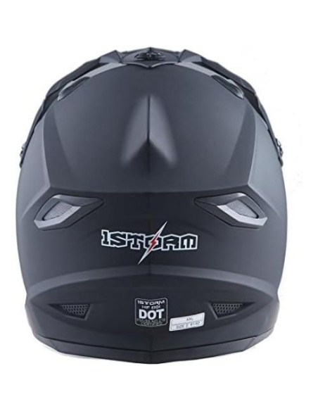 Casco de Motocross 1Storm HF801 Negro Mate + Gafas + Guantes Casco de Motocross 1Storm HF801 Negro Mate + Gafas + Guantes
