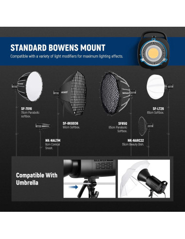 Luz de Video LED NEEWER CB60B 70W Bi Color 2700K-6500K