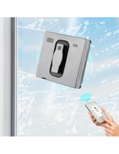 Robot Limpiador de Ventanas Netcoin Gris Plateado 2500Pa