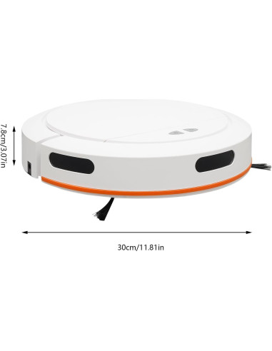 Aspiradora Robot ACNAO 3 en 1 Blanco, Succión 2700Pa