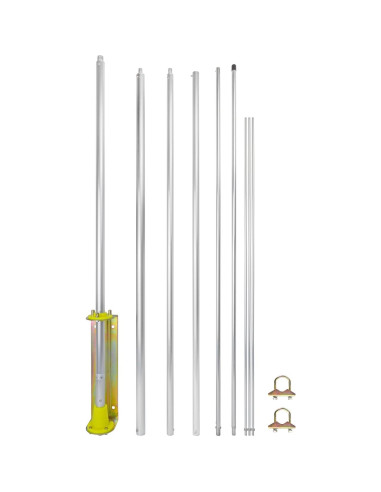 Antena Base CB 6.2m YNIBST Aluminio 3.5dBi UHF Direccional