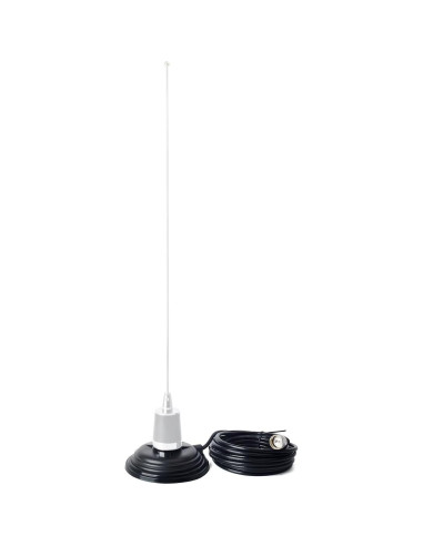 Base Magnética NMO QUANZHOU 110mm con Cable Coaxial RG58 5m