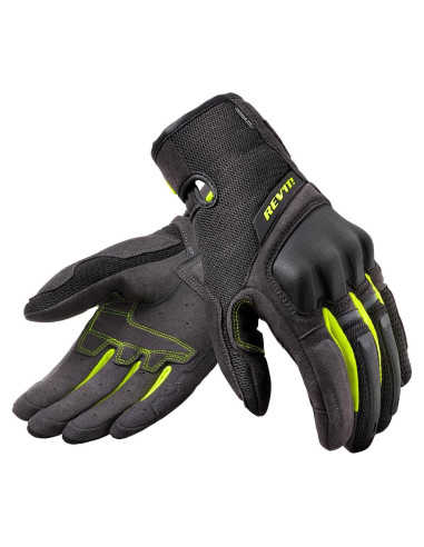 Guantes de Moto REV'IT! Volcano Mujer Negro/Amarillo Mediano