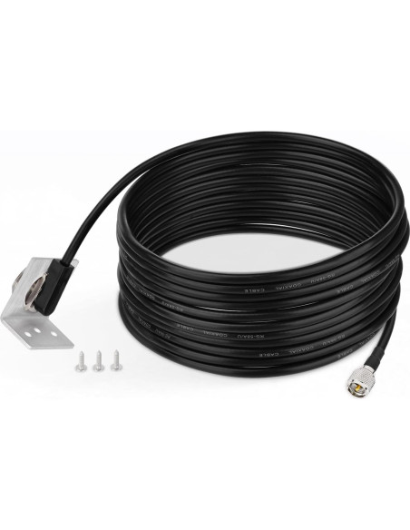 Soporte de Antena NMO Eightwood a Mini-UHF 5m RG58 Soporte de Antena NMO Eightwood a Mini-UHF 5m RG58