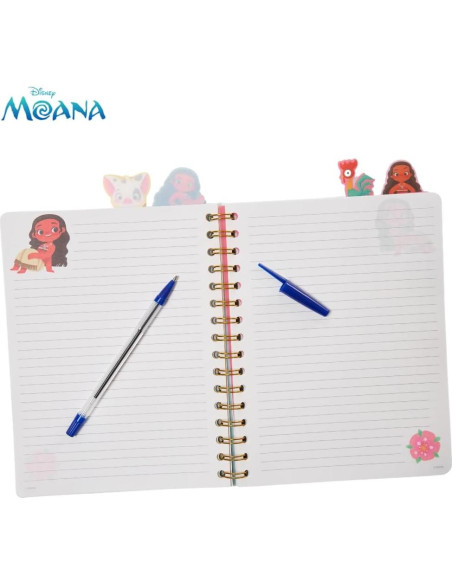Cuaderno Disney Moana 96 Páginas Rayadas Espiral A5 Cuaderno Disney Moana 96 Páginas Rayadas Espiral A5