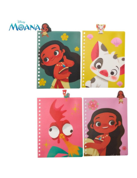 Cuaderno Disney Moana 96 Páginas Rayadas Espiral A5 Cuaderno Disney Moana 96 Páginas Rayadas Espiral A5