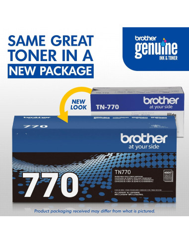 Cartucho de Tóner Brother TN-770 Negro para HL-L2370DW MFC-L2750DW