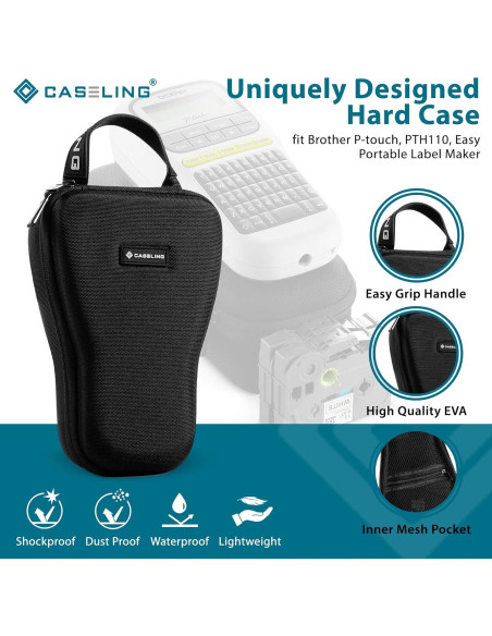 Funda Dura Caseling para Etiquetadora Brother P-Touch PTH110 Funda Dura Caseling para Etiquetadora Brother P-Touch PTH110