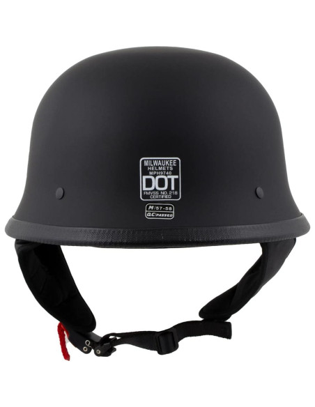 Casco Milwaukee MPH9740DOT Alemán Negro Mate Pequeño Casco Milwaukee MPH9740DOT Alemán Negro Mate Pequeño