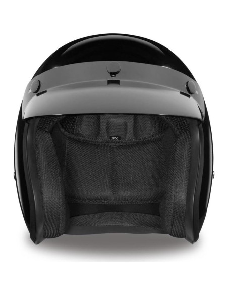 Casco Daytona Cruiser 3/4 Abierto Negro Brillante Unisex Casco Daytona Cruiser 3/4 Abierto Negro Brillante Unisex