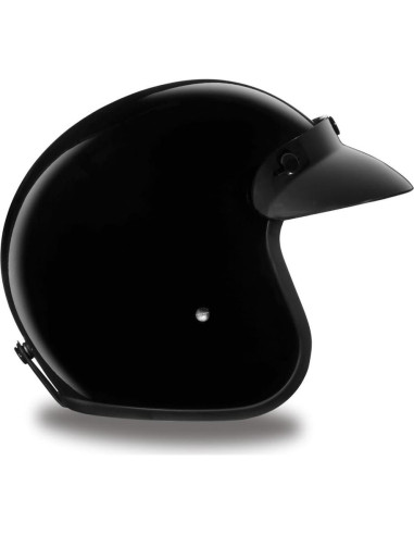 Casco Daytona Cruiser 3/4 Abierto Negro Brillante Unisex
