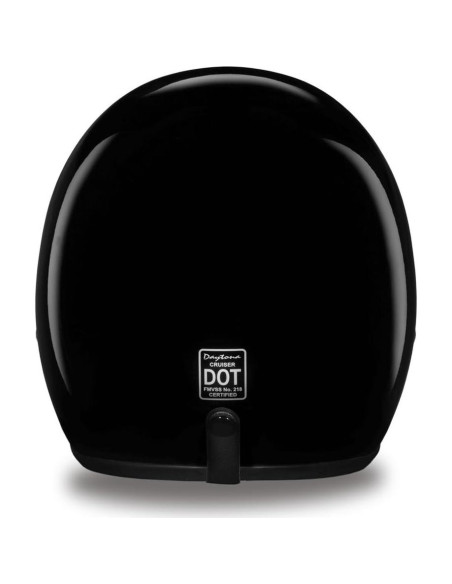 Casco Daytona Cruiser 3/4 Abierto Negro Brillante Unisex Casco Daytona Cruiser 3/4 Abierto Negro Brillante Unisex