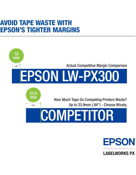 Impresora de Etiquetas Epson LABELWORKS LW-PX300 Portátil Impresora de Etiquetas Epson LABELWORKS LW-PX300 Portátil