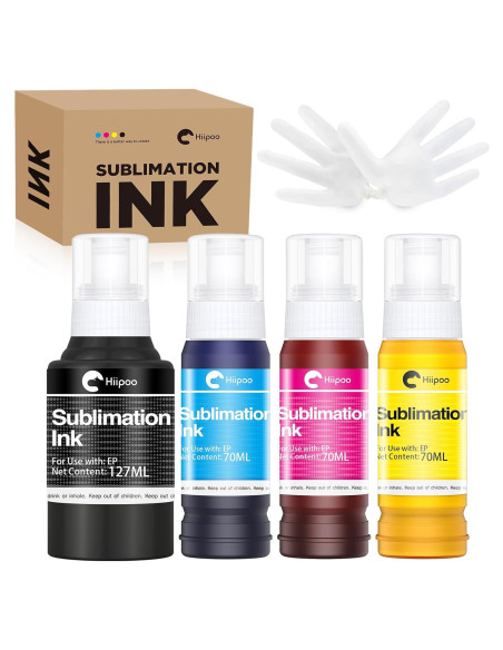 Tinta de Sublimación Hiipoo 127ml para Impresoras ET2400 ET2720 Tinta de Sublimación Hiipoo 127ml para Impresoras ET2400 ET2720