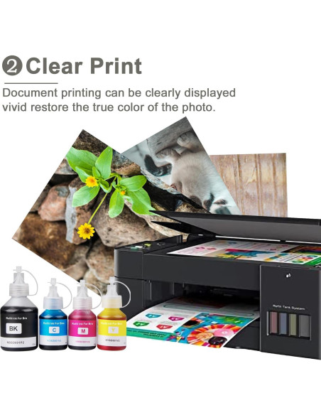 Tinta de Recarga Brother DCPT300 100ml + 3x42ml Color Tinta de Recarga Brother DCPT300 100ml + 3x42ml Color