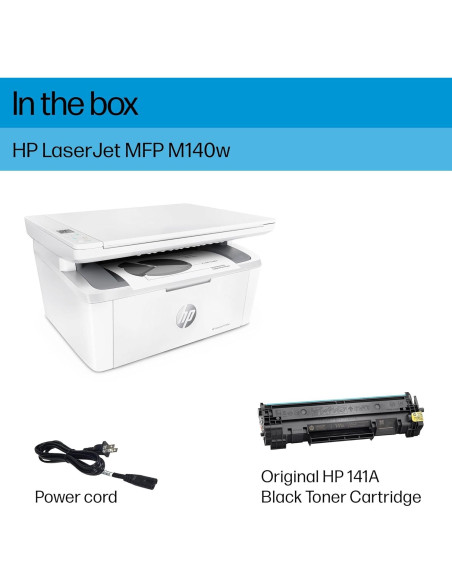 Impresora Multifuncional Láser HP LaserJet MFP M140w - Inalámbrica, Escanea y Copia Impresora Multifuncional Láser HP LaserJet MFP M140w - Inalámbrica, Escanea y Copia