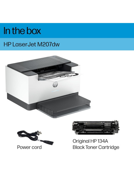 Impresora Láser Inalámbrica HP LaserJet M207dw, Dúplex, 28 ppm Impresora Láser Inalámbrica HP LaserJet M207dw, Dúplex, 28 ppm
