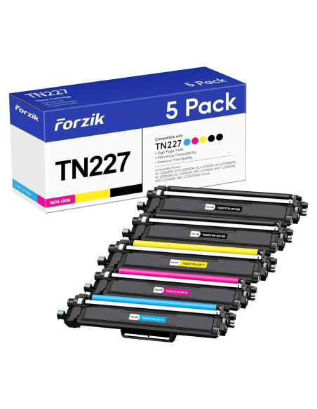Cartucho de Tóner Compatible Forzik TN 227 para Brother Cartucho de Tóner Compatible Forzik TN 227 para Brother